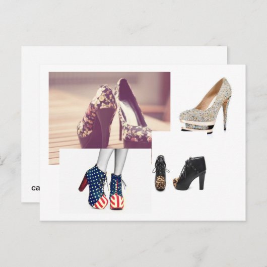 schuh Postkarte Briefkaart (Voorkant / Achterkant)