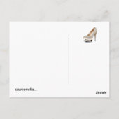 schuh- Postkarte Briefkaart (Achterkant)