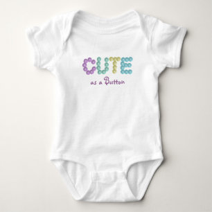 Schuif als een baby-knoopkostuum romper