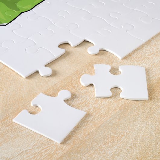 Schuif als leraar met boek en wijzer legpuzzel (Zijkant)