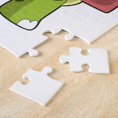 Schuif als Mason met Stone Legpuzzel (Zijkant)