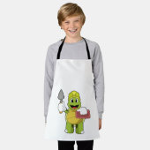 Schuif als Mason met Stone Schort (Gedragen)