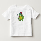 Schuif als Warrior met Spear & Helmet Kinder Shirts (Voorkant)
