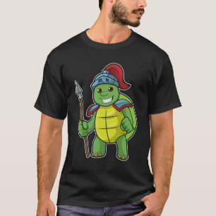 Schuif als Warrior met Spear & Helmet T-shirt