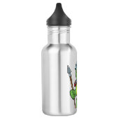 Schuif als Warrior met Spear & Helmet Waterfles (Links)