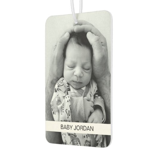 Schuif beide zijden Baby Foto eigen auto Luchtverfrisser (Links)