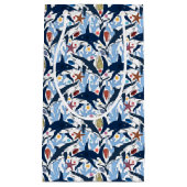 Schuif-betegeld strandhaaienpatroontas klein cadeauzakje (Voorkant)