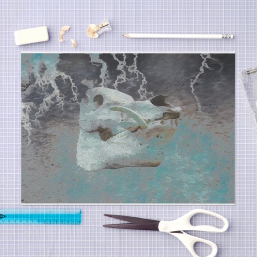 Schuif Blauwgroen grijze  textuur ontkoppelen Tissuepapier (Craft)