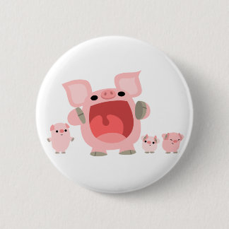Schuif Cartoon varkens Button badge
