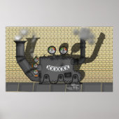 Schuif de machine poster (Voorkant)