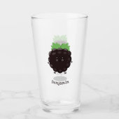 Schuif de paarse cartoon van de braam. glas (Voorkant)