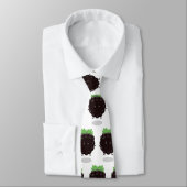 Schuif de paarse cartoon van de braam. stropdas (Gebonden)