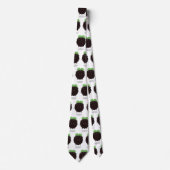 Schuif de paarse cartoon van de braam. stropdas (Voorkant)