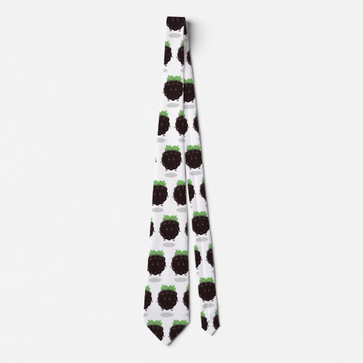Schuif de paarse cartoon van de braam. stropdas (Voorkant)