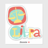 Schuif de Scales Zodiac Contour Sticker (Vel)