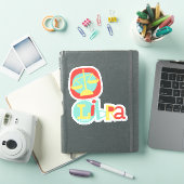 Schuif de Scales Zodiac Contour Sticker (iPad Cover)