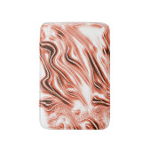 Schuif de zalm naar de rode lange golvende sporen  badmat (Voorkant Verticaal)