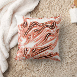 Schuif de zalm naar de rode lange golvende sporen  kussen