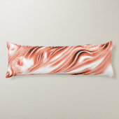 Schuif de zalm naar de rode lange golvende sporen  lichaamskussen (Voorkant)