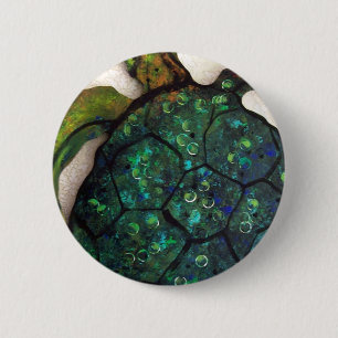 Schuif de Zee schildpad Ronde Button 5,7 Cm