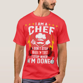 Schuif een Chef Cook Sous Chef Culinaire Chef Cuis T-shirt