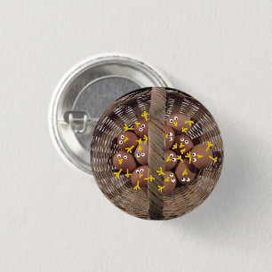 Schuif-eieren van hangoogige eicellen ronde button 3,2 cm