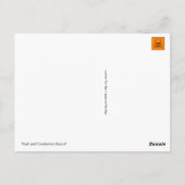 Schuif en beenderen Gevaar Briefkaart (Achterkant)