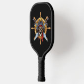 Schuif- en beendergestel pickleball paddle (Links)