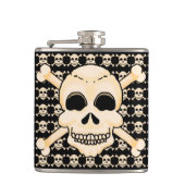 Schuif- en beenderkolf heupfles (Voorkant)