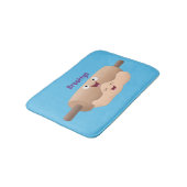 Schuif- en deegbankbakkerij voor cartoon badmat (Gekanteld)