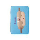 Schuif- en deegbankbakkerij voor cartoon badmat (Voorkant Verticaal)