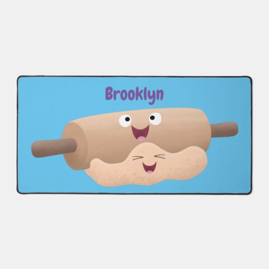 Schuif- en deegbankbakkerij voor cartoon bureaumat (Voorkant)