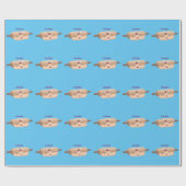 Schuif- en deegbankbakkerij voor cartoon cadeaupapier (Vlak)