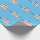 Schuif- en deegbankbakkerij voor cartoon cadeaupapier (Hoek)