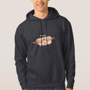 Schuif- en deegbankbakkerij voor cartoon hoodie