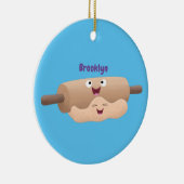 Schuif- en deegbankbakkerij voor cartoon keramisch ornament (Rechts)