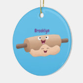 Schuif- en deegbankbakkerij voor cartoon keramisch ornament (Links)