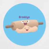 Schuif- en deegbankbakkerij voor cartoon labels (Design 2)