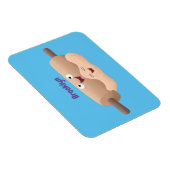 Schuif- en deegbankbakkerij voor cartoon magneet (Rechterzijde)