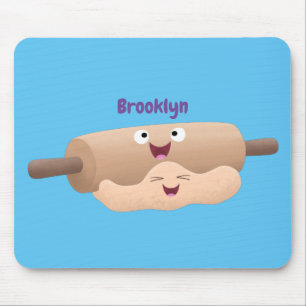 Schuif- en deegbankbakkerij voor cartoon muismat