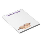 Schuif- en deegbankbakkerij voor cartoon notitieblok (Schuin)