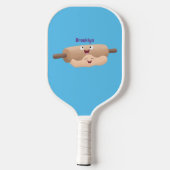 Schuif- en deegbankbakkerij voor cartoon pickleball paddle (Achterkant)
