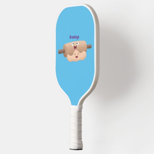 Schuif- en deegbankbakkerij voor cartoon pickleball paddle (Links)