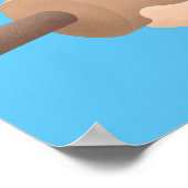 Schuif- en deegbankbakkerij voor cartoon poster (Hoek)