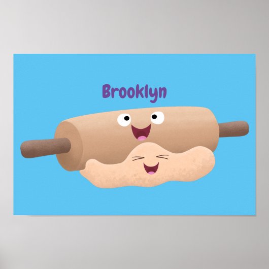 Schuif- en deegbankbakkerij voor cartoon poster (Voorkant)