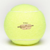 Schuif- en deegbankbakkerij voor cartoon tennisballen (Voorkant)