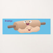 Schuif- en deegbankbakkerij voor cartoon yogamat (Achterkant (horizontaal))