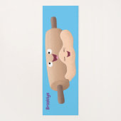 Schuif- en deegbankbakkerij voor cartoon yogamat (Achterkant)