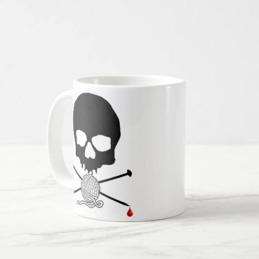 Schuif- en doseernaald met Mok van garen (Voorkant links)