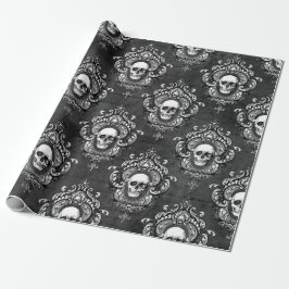 Schuif en grijze Gothic Cadeaupapier
